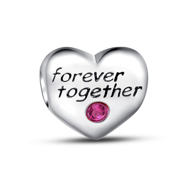 FOREVER TOGETHER HEART CHARM