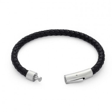 Black Leather Bracelet